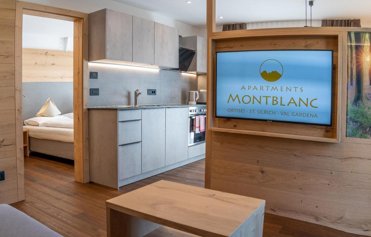 Apartments Montblanc Seceda オルティゼーイ エクステリア 写真